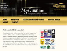 Tablet Screenshot of mslline.com